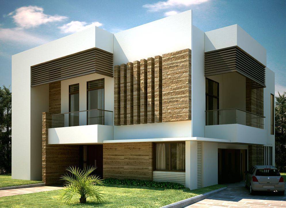 Дома в стиле модерн, современные проекты в стиле модерн с террасами, красивый дизайн загородного дома