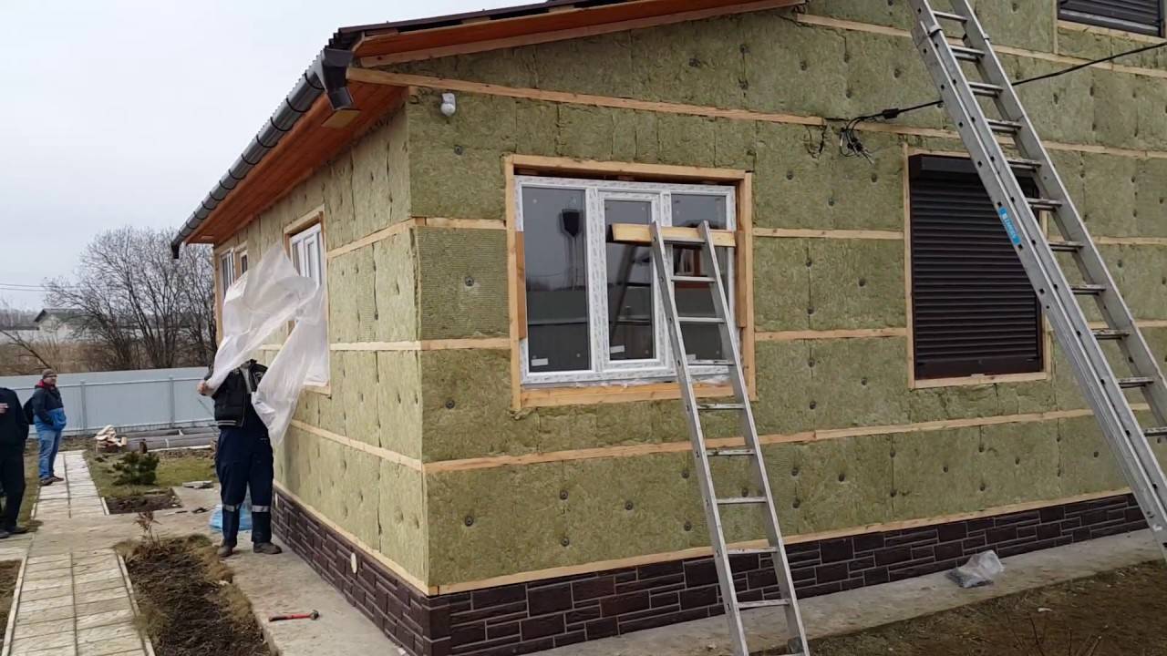 Утепление дома с помощью фасадных панелей