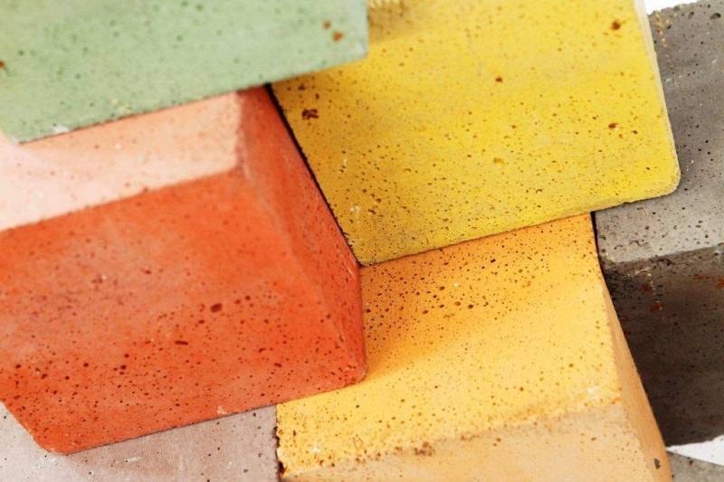 Цветной бетон: замес и окрашивание, как сделать своими руками