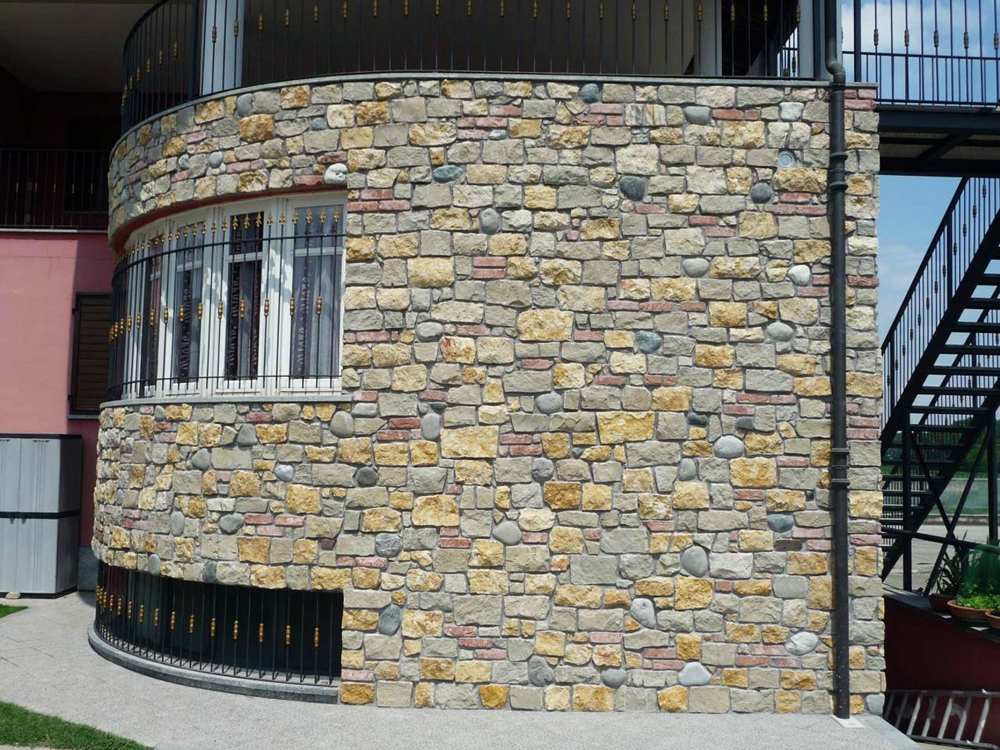Отделка фасадов натуральным камнем