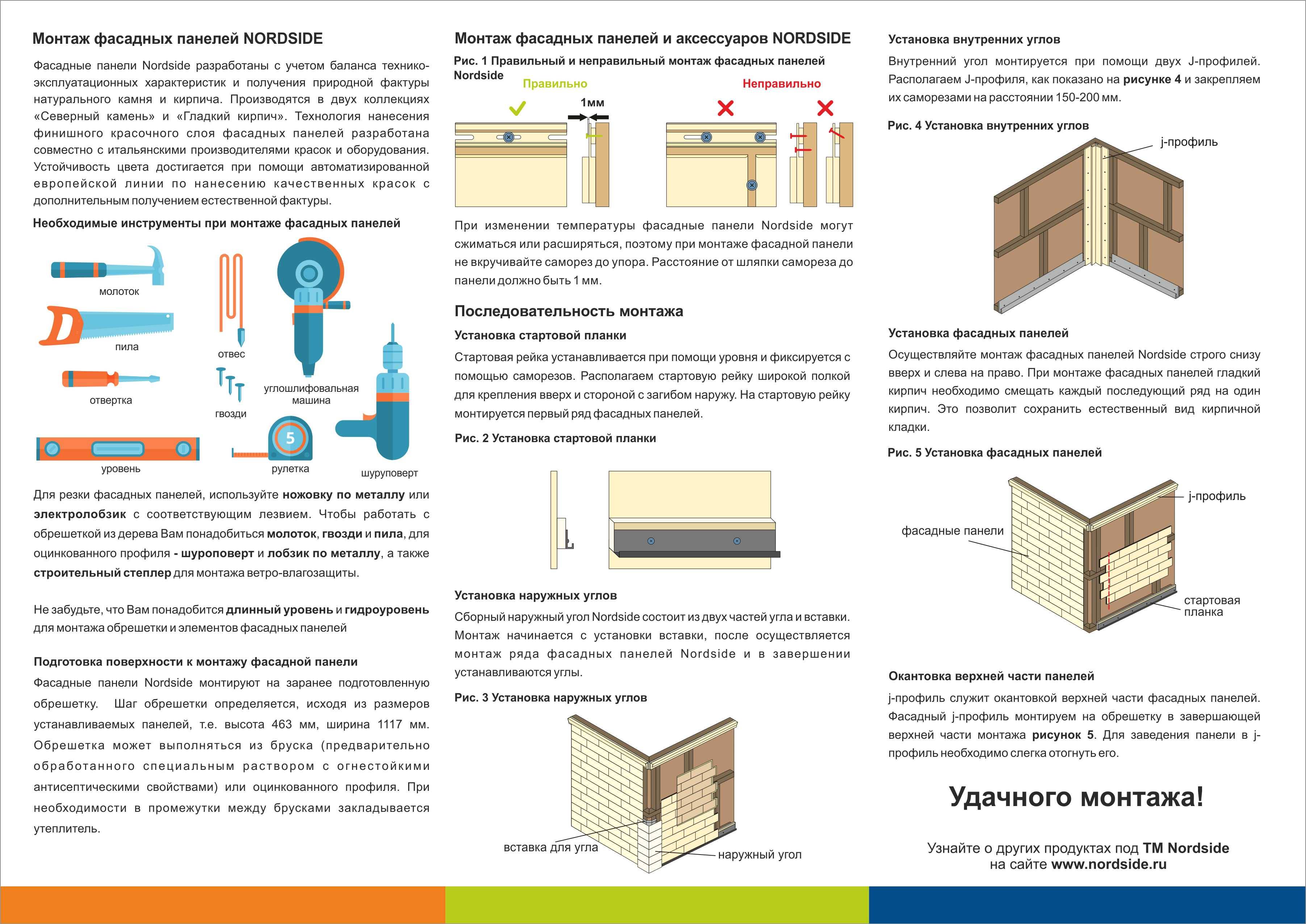 Декоративные фасадные панели: инструкция по монтажу | mastera-fasada.ru | все про отделку фасада дома
