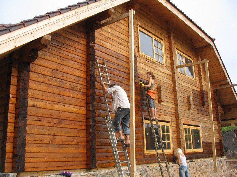 Покраска деревянного дома: чем и как красиво покрасить деревянный дом снаружи.