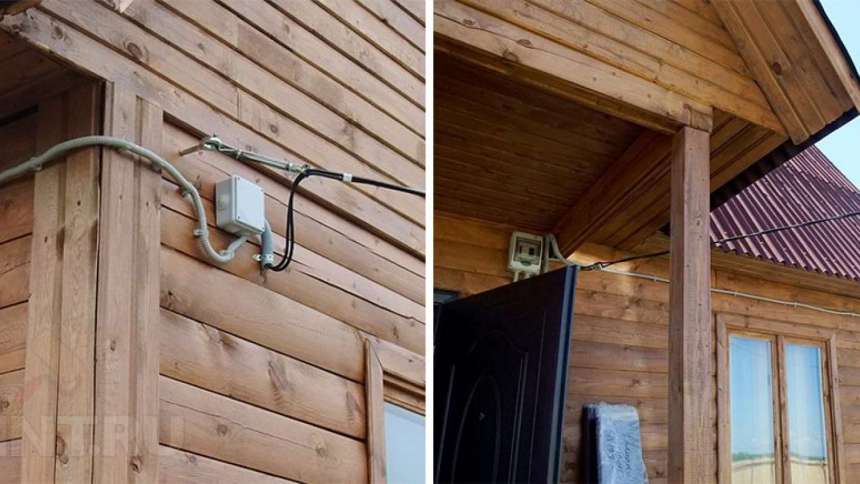 Электрификация деревянного дома