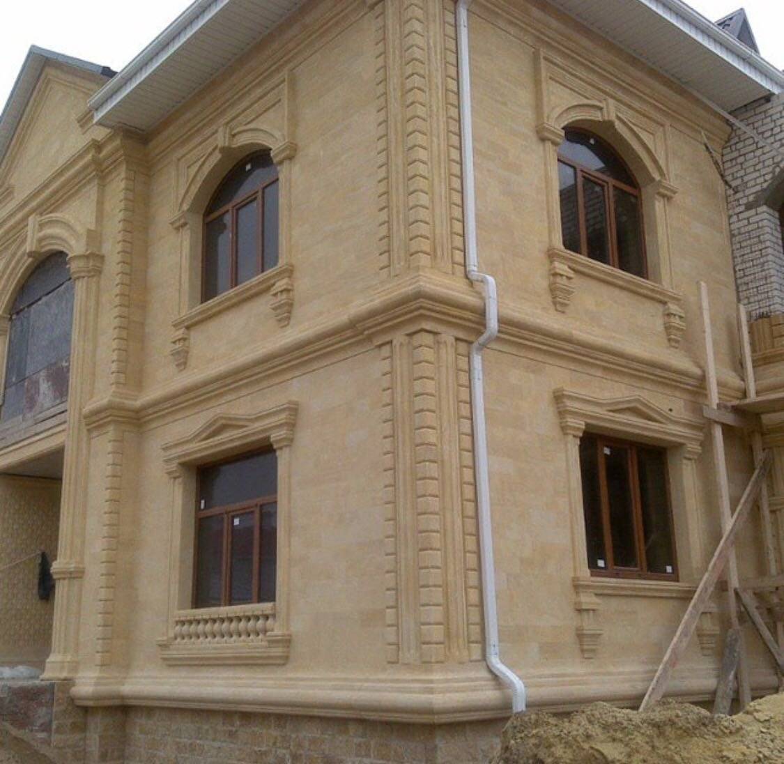 Дагестанский камень для фасада дома: техническая характеристика, способы укладки