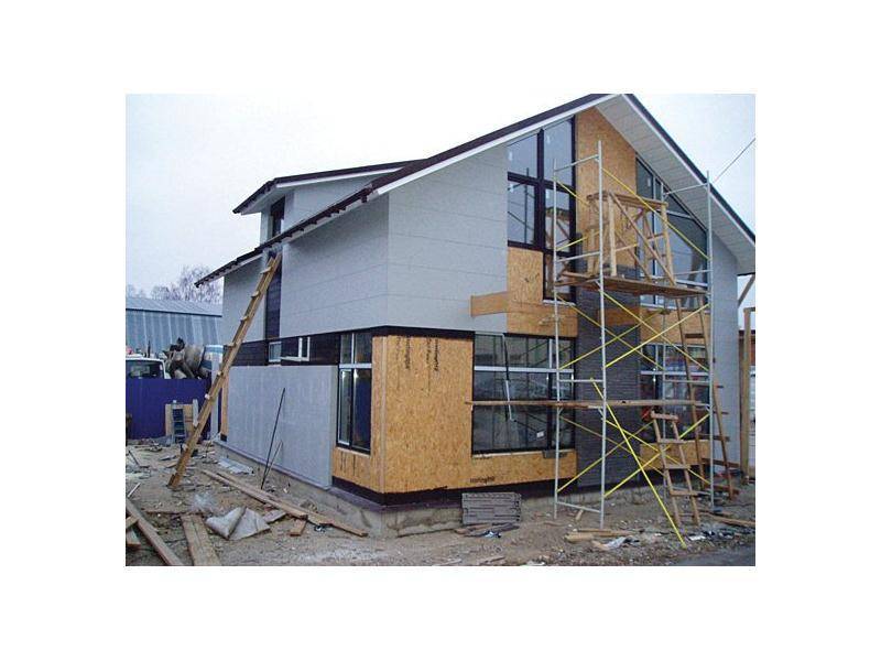 Способы и этапы наружной отделки домов из сип панелей
