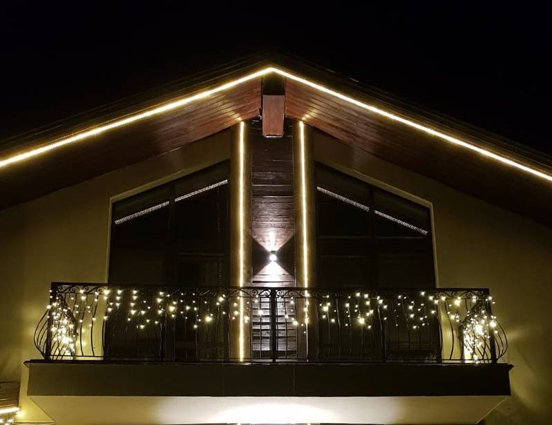 Фасадные светильники: варианты и способы наружной подсветки
