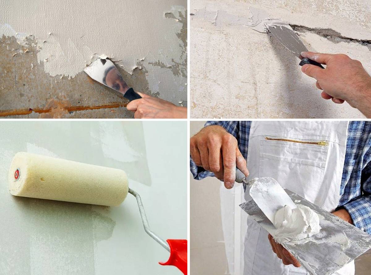 Окраска бетонных поверхностей. Шпатлевка стен. Подготовка поверхнсти к окрашивание. Подготовка стен под шпаклевку. Шпаклевание поверхности.