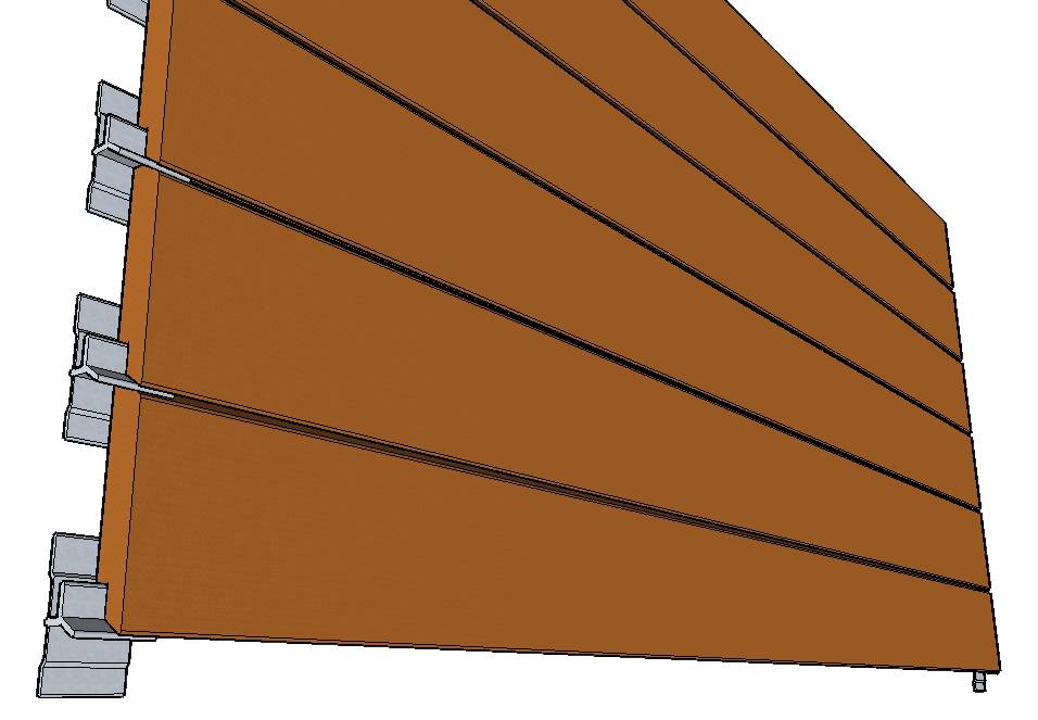 Планкен из лиственницы - способы монтажа и технология обшивки фасада