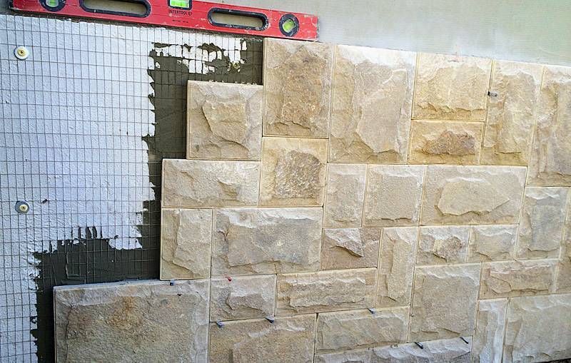 Дагестанский камень для облицовки фасадов | инструкция по монтажу