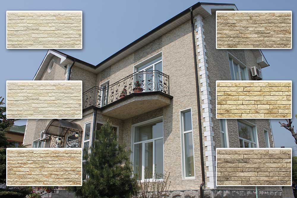 Отделка дома фасадными панелями снаружи: виды и характеристики панелей для обшивки фасада