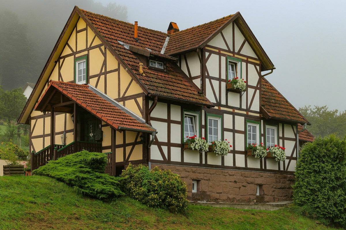 Дома в стиле фахверк: отделка фасада дома в фахверковом стиле своими руками