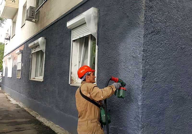 Водоэмульсионная фасадная краска: свойства и преимущества, разновидности и лучшие производители | в мире краски