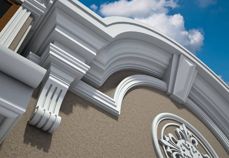 Фасадная лепнина - основные разновидности фасадного декора дома (100 фото новинок)