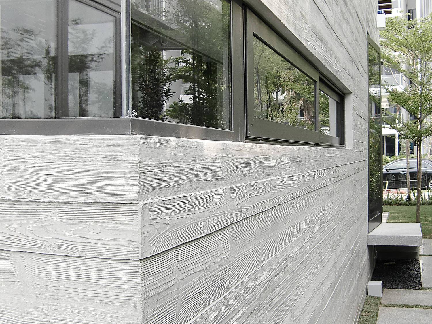 Фасадная бетонная плитка: виды, технология, монтаж