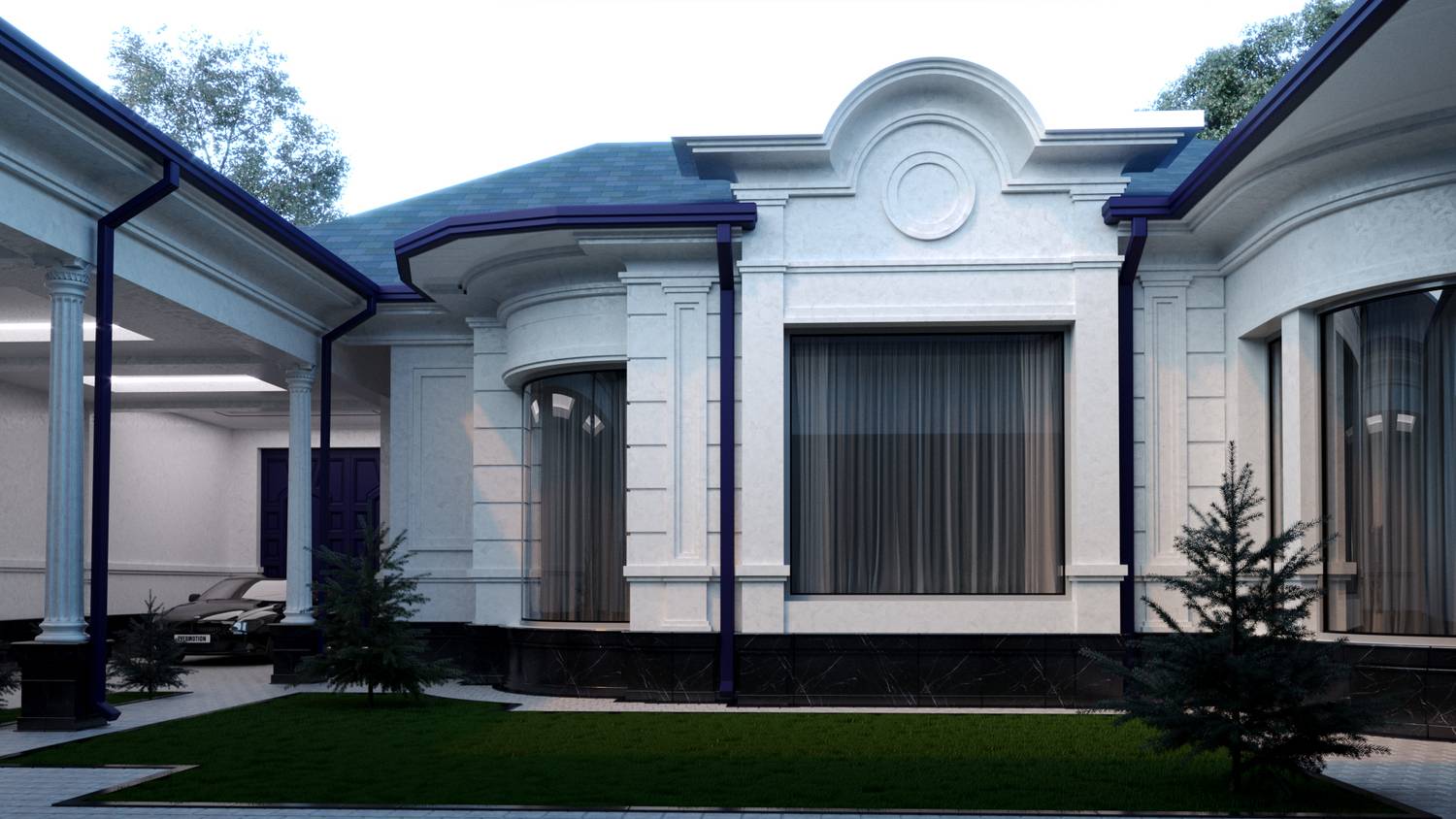 Современный архитектурный декор для фасада дома | дом идей