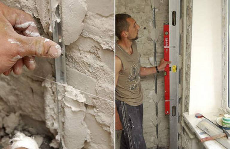 Как сделать ровные углы при штукатурке стен, внутренние и внешние?