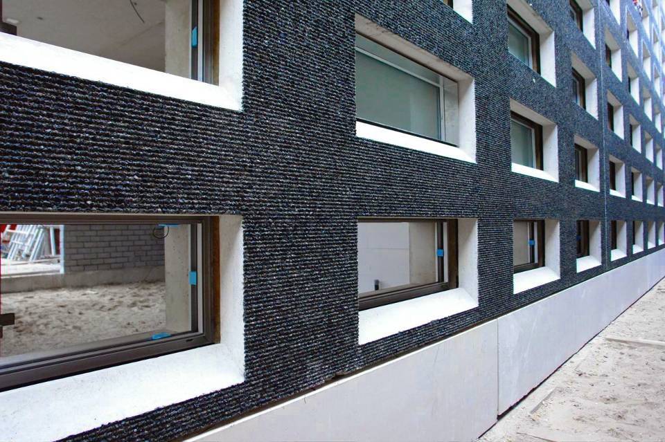 Бетонная фасадная плитка и панели - технология отделки дома