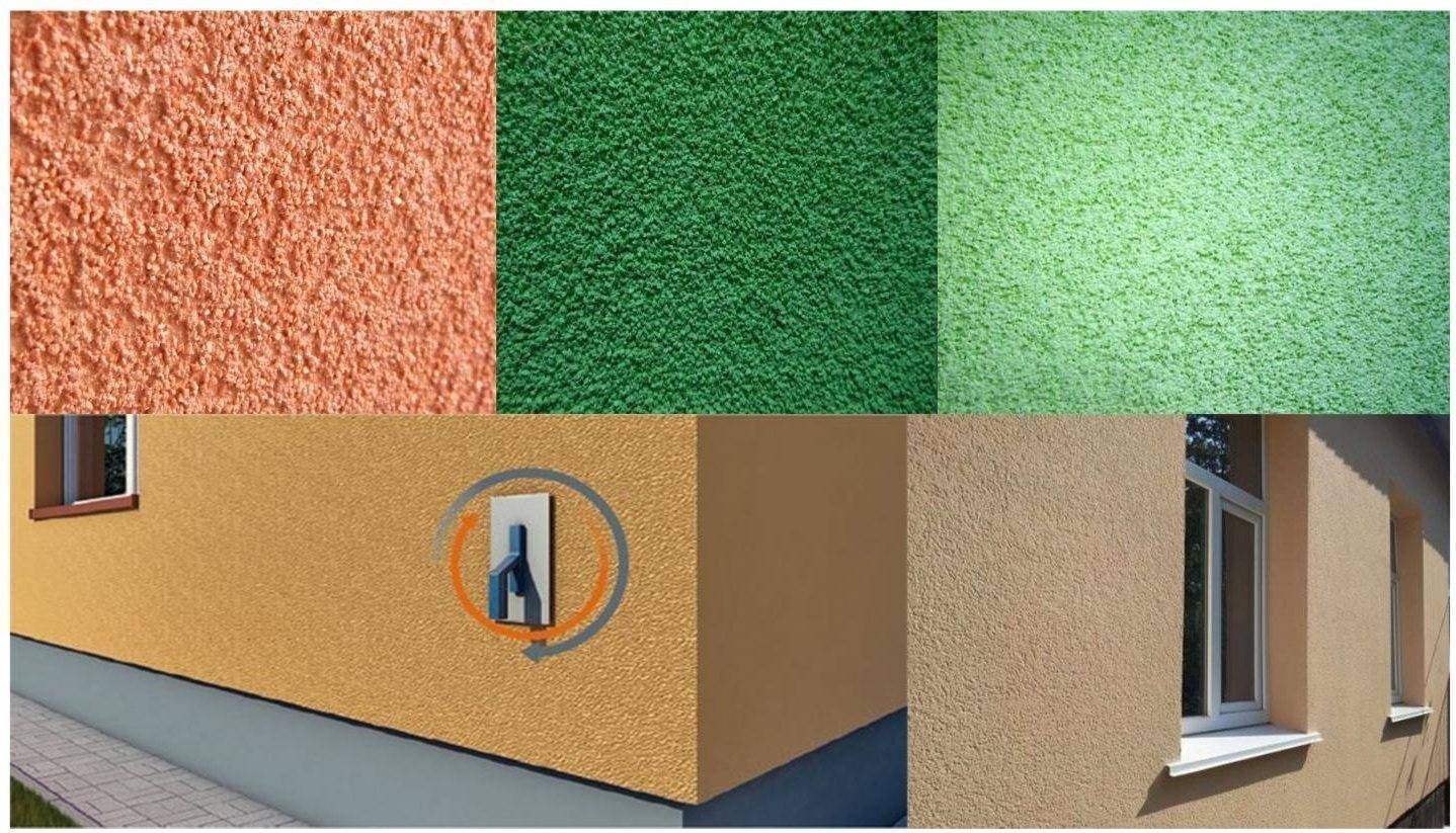 Штукатурка барашек – варианты отделки стен дома