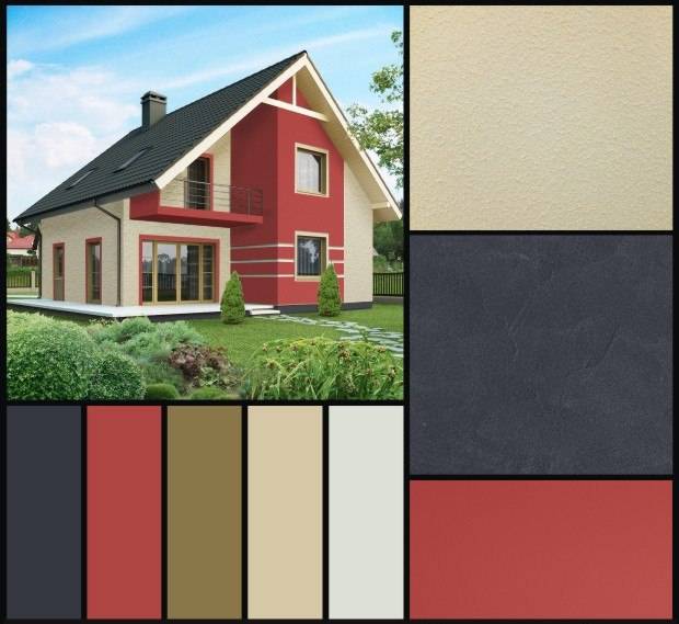 Правила выбора цвета для окраски фасада дома