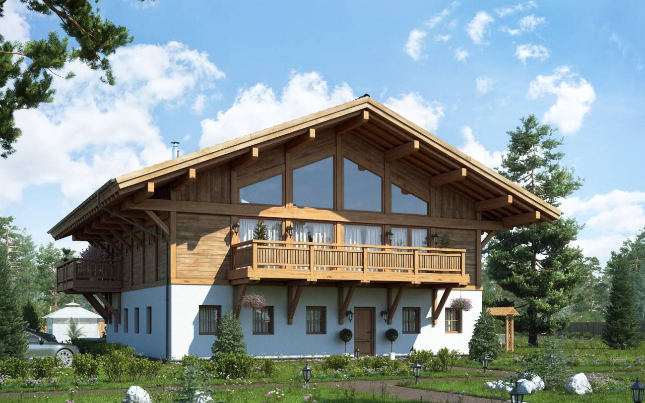 Дом в стиле шале - практичный и уютный, основные особенности и конструкции