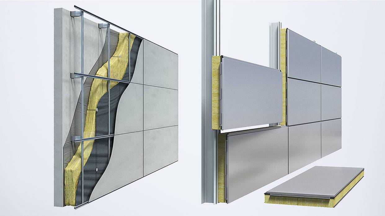 Характеристики и виды алюминиевых композитных панелей для отделки фасадов