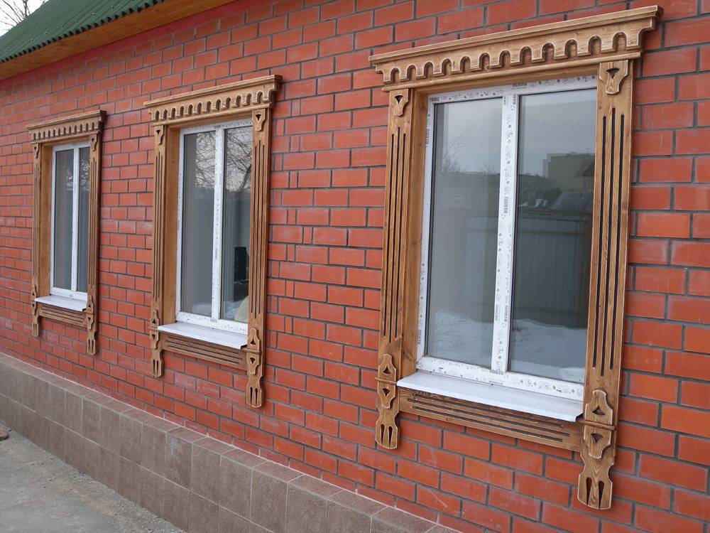 Обрамление окон: окантовка, отделка окон на фасаде дома